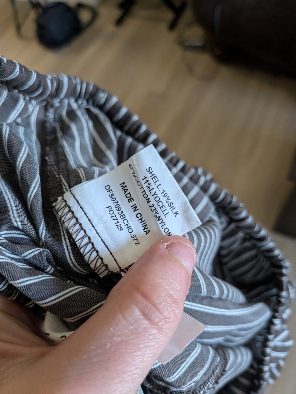 DISSH Brown and White Striped Shirt And Short Set - Picture 10 of 11